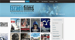 Desktop Screenshot of israelifilms.co.il