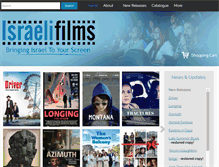Tablet Screenshot of israelifilms.co.il
